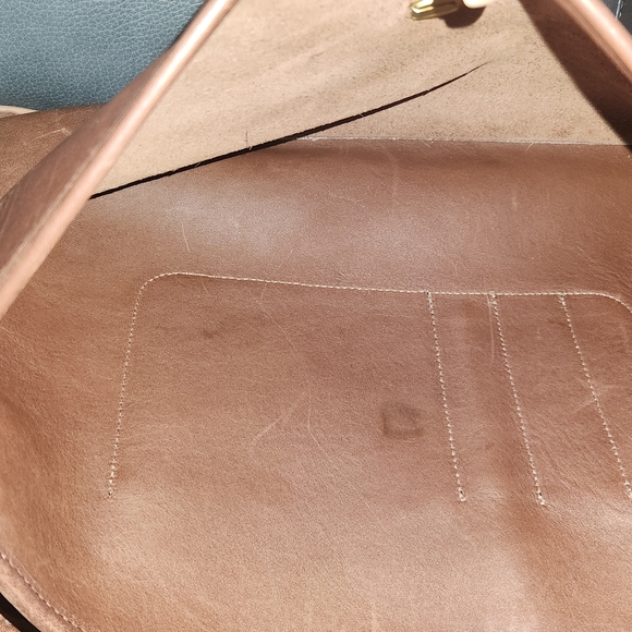 Coach Vintage Brn Leather Messenger Bag Briefcase Gold Hardware G9Z-5265, 15x11 - Picture 4 of 13